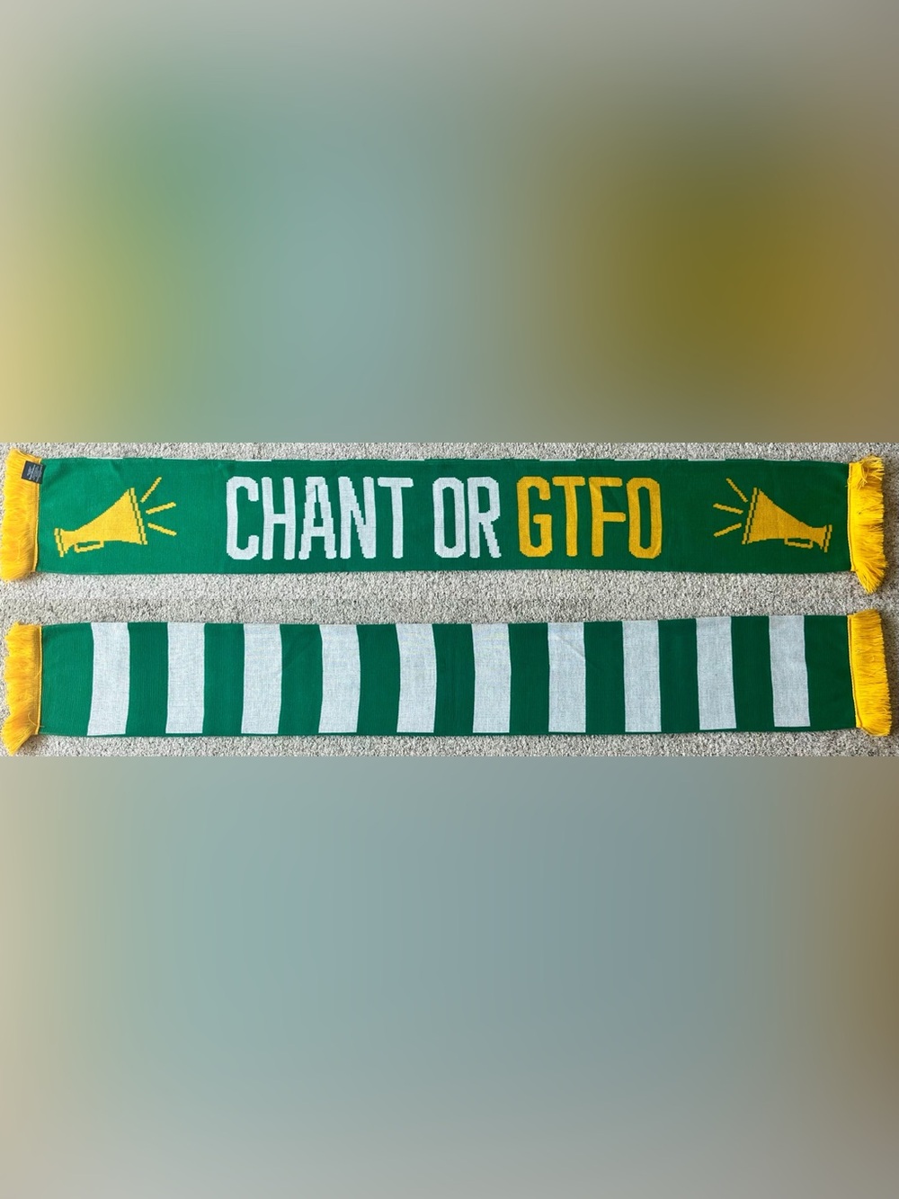 Portland Timbers Army Chant Or GTFO Soccer Scarf